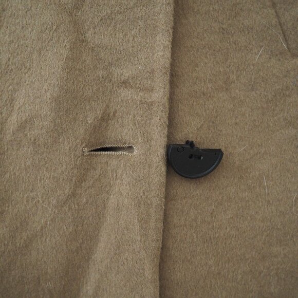 Nwt Quaint Josephine Double Breasted Khaki Patchwork Check Coat sz xs - Picture 6 of 10